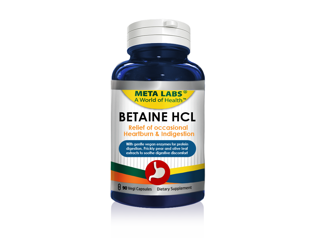 BETAINE HCL - 90 CAPSULES