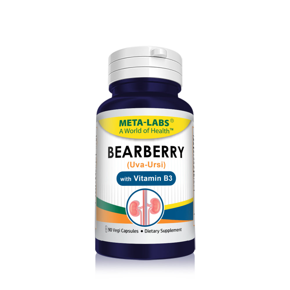BEAR BERRY EXTRACT (UVA-URSI), 90 CT, BEARBERRY LEAF (UA-URSI), VITAMIN B3