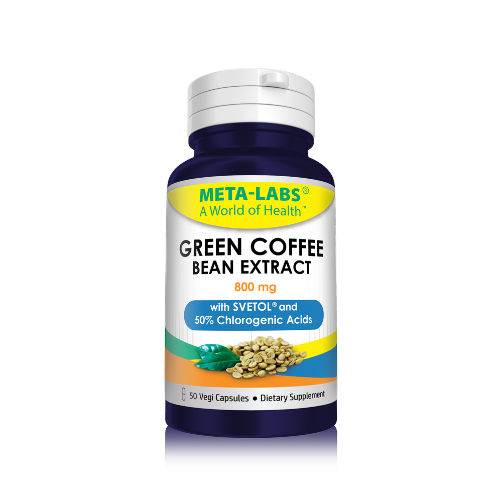 PURE GREEN COFFEE BEAN EXTRACT 50 Vegi Capsules