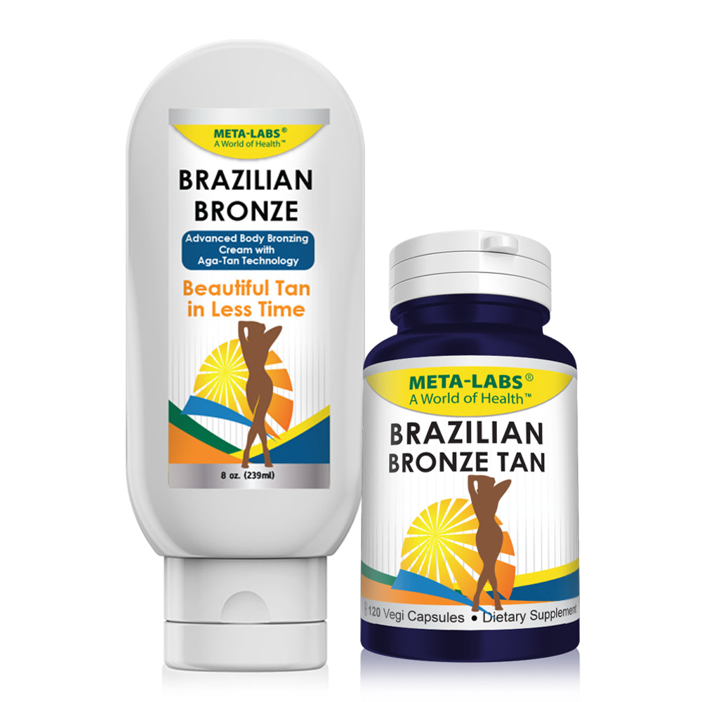 BRAZILIAN BRONZE COMBO (BRAZILIAN BRONZE CAPSULES 120 AND LOTION 8 OZ)